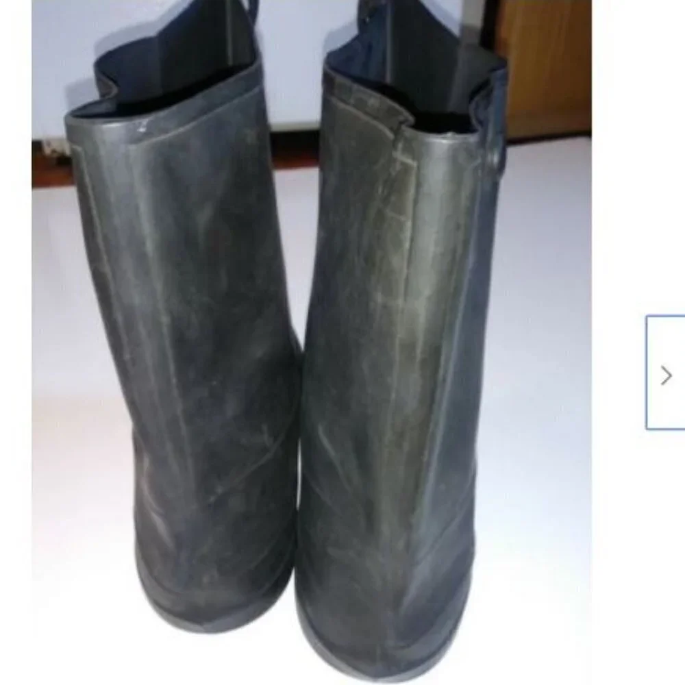 ?Tingley Workbrutes Rubber Overshoe Boots Unisex shoes cover Sz 10/11 black